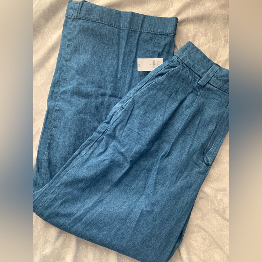 NWT Old Navy Extra High-Waisted Taylor Wide-Leg Trouser Pants size 6 - Picture 2 of 3